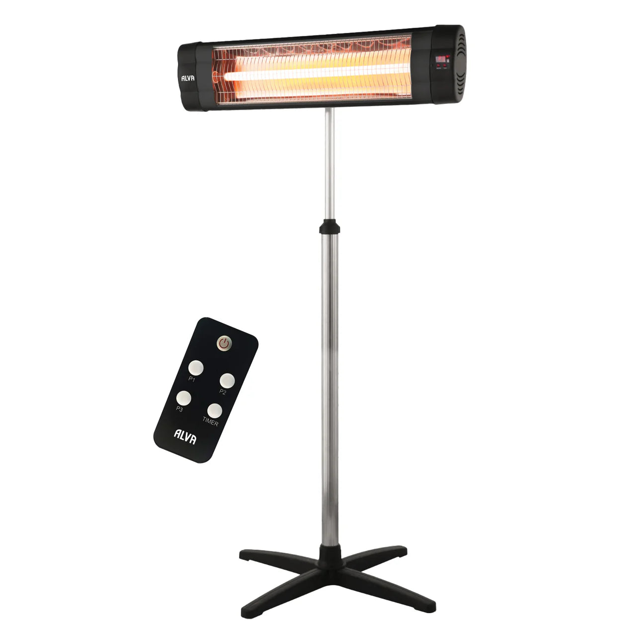 Alva - Electric Infrared Heater W/Telescopic Stand | AHM Online