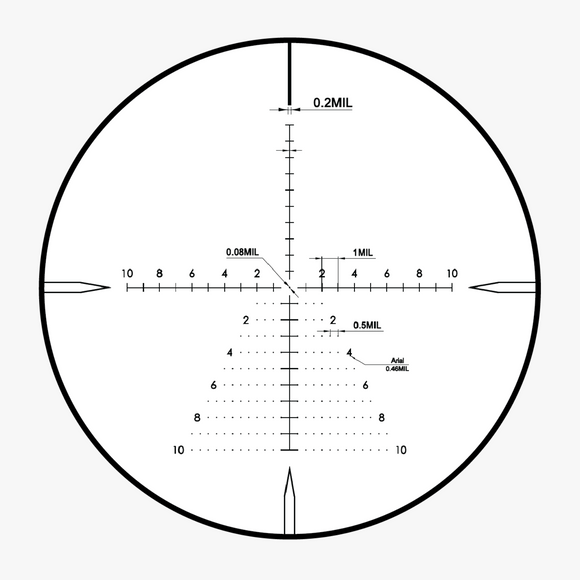 GENESIS Rifle Scope 3-21x50 FFP MRAD Hunter