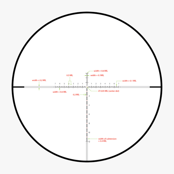ORYX Rifle Scope 6-36x56 FFP MRAD - Burnt Bronze (PN-001)