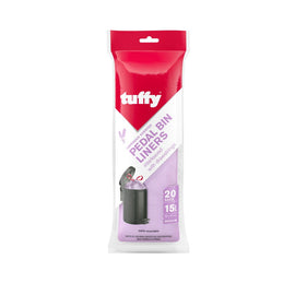image of Tuffy Lavender 15L Pedal Bin 20 Pack