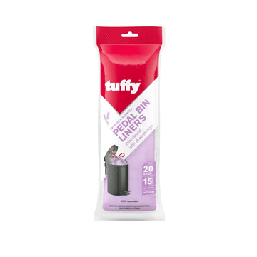 image of Tuffy Lavender 15L Pedal Bin 20 Pack