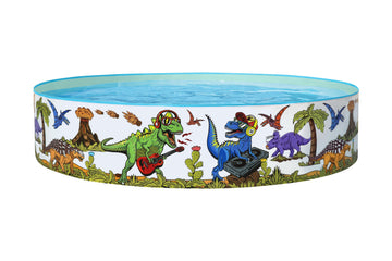 image of Bestway Dinosaur Fill'n Fun 946L Dia. 1.83m x H38cm