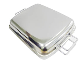 image of Afritrail Stainless Steel Large Double Roaster