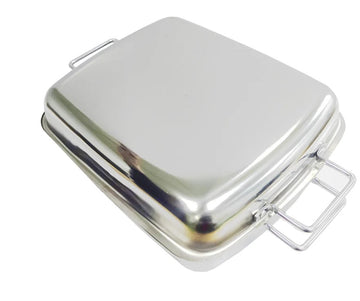image of Afritrail Stainless Steel Large Double Roaster