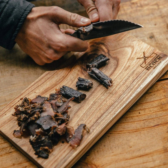 My Butchers Block Biltong Board and Biltong Knife