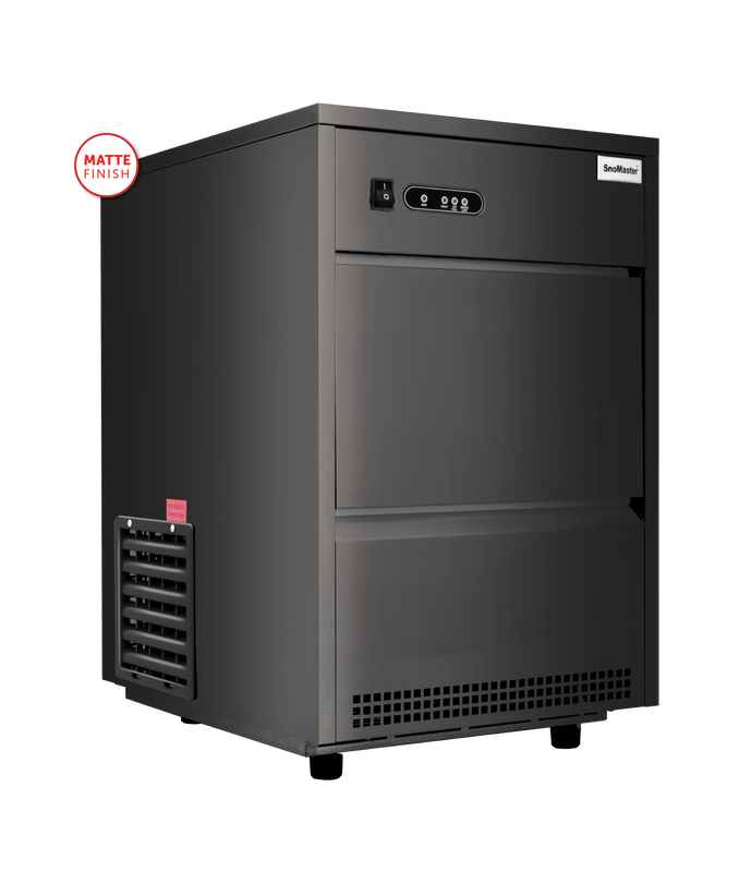 SnoMaster 26Kg-24Hr Plumbed-In Bullet Type Ice-Maker (SM-26 BLACK) in Refrigerators