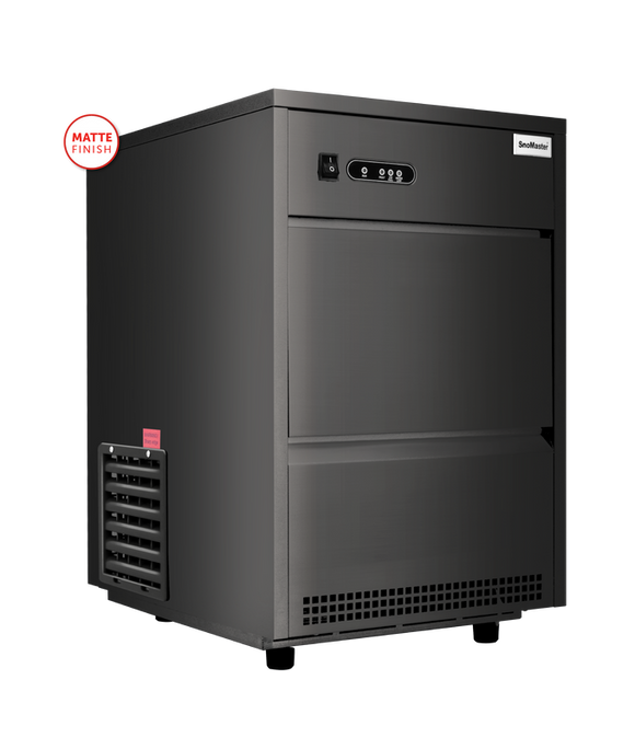 SnoMaster 26Kg-24Hr Plumbed-In Bullet Type Ice-Maker (SM-26 BLACK) in Refrigerators