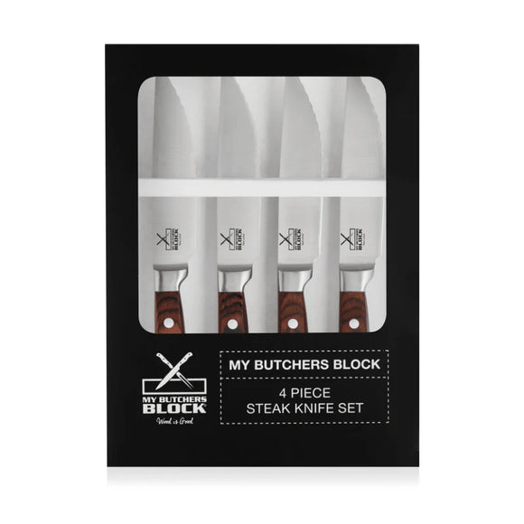 My Butchers Block Set of Steak Knifes 4 Pack
