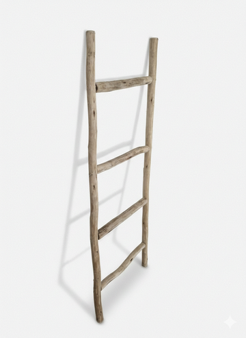 Highands Sawmill Rustic Ladder Natural