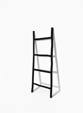 Highlands Sawmill Rustic Décor Ladder Black - 0