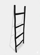 Highlands Sawmill Rustic Décor Ladder Black-1