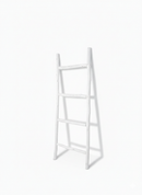 Highlands Sawmill Rustic Décor Ladder White-1