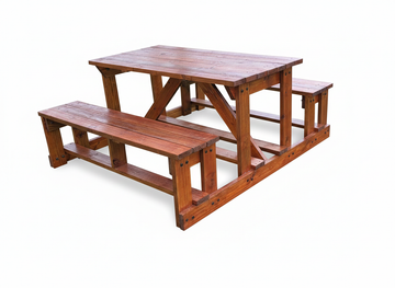 Highlands Sawmill CCA 6 Seater Table & Bench