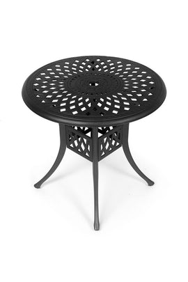 Anray Aluminium 78cm Table - Black