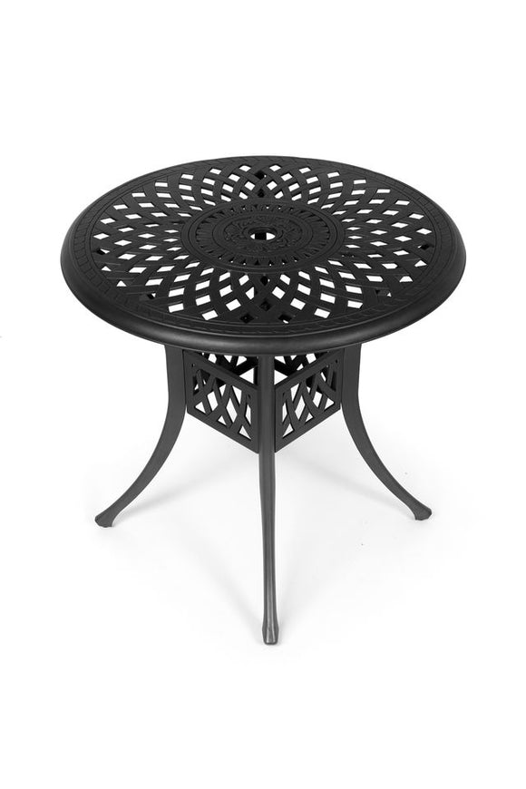 Anray Aluminium 78cm Table - Black