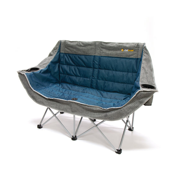 image of OZtrail Galaxy 2 Seater Sofa with Arms 220kg 110kg Per Side