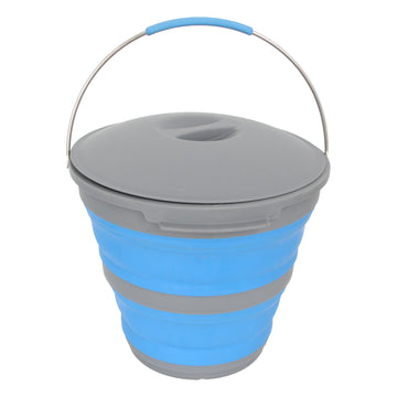 image of PopUp Bucket with Lid 10L Blue