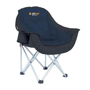 image of OZtrail Moon Junior Chair Blue 80kg