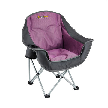 image of OZtrail Moon Junior Chair Purple 80kg