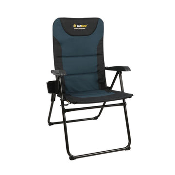 image of OZtrail Resort 5 Position Arm Chair Navy 150kg