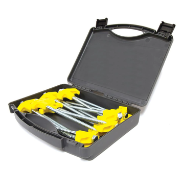 image of OZtrail 16 Piece Screw in Tent Peg Set