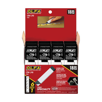 Olfa Carton Cutter With Snap Off Blade 40Pc Display Box - image 01