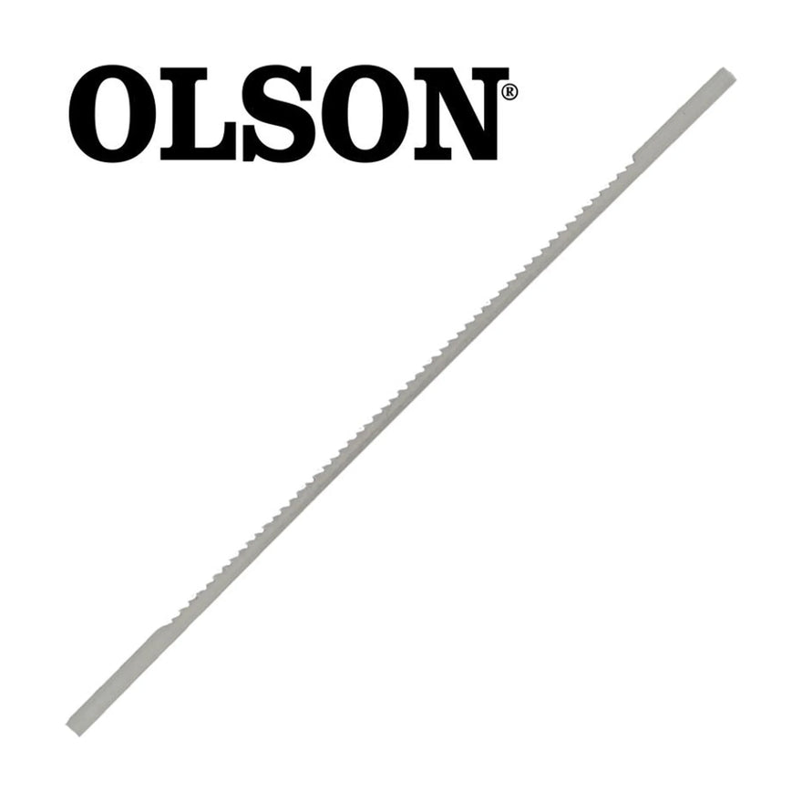 Olson Scroll Saw Blade 5' 125mm 15 TPI Wood Plain End 6 Piece - image 01