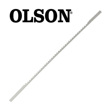 Olson Scroll Saw Blade 5' 125mm 10 TPI Wood Plain End 6 Piece - image 01