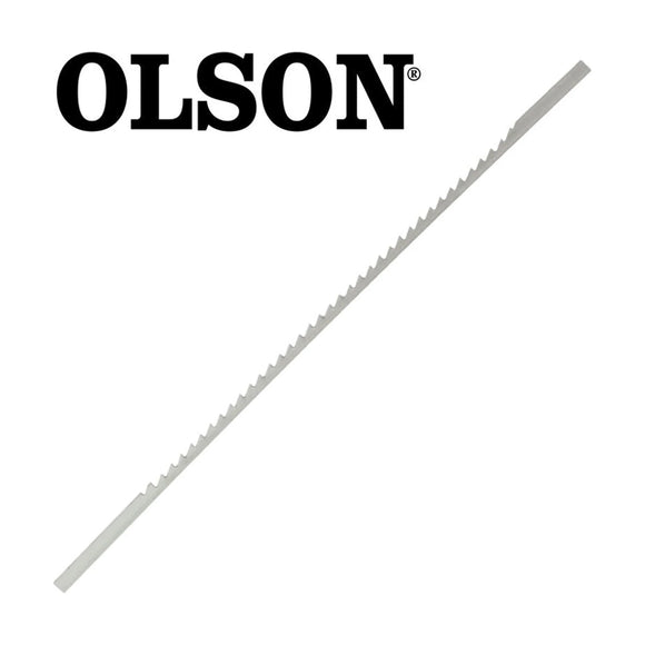 Olson Scroll Saw Blade 5' 125mm 10 TPI Wood Plain End 6 Piece - image 01