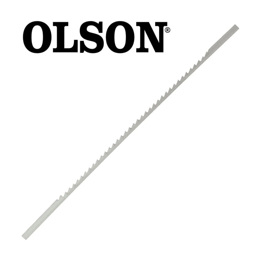 Olson Scroll Saw Blade 5' 125mm 10 TPI Wood Plain End 6 Piece - image 01