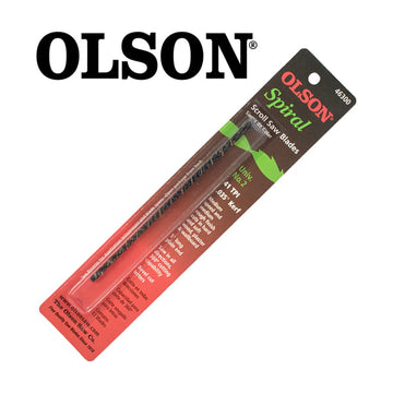 Olson Scroll Saw Blade 5' 125mm 41 TPI Spiral Cut Wood Plain End 6 Piece - image 01