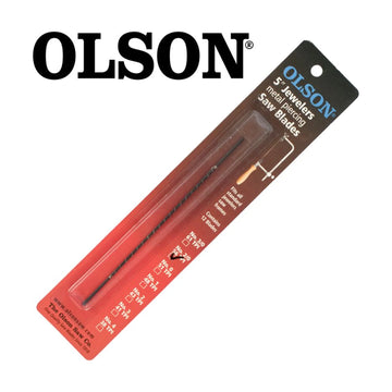 Olson Jewellers Metal Piercing Saw Blades 56 TPI Plain End 6 Piece - image 01