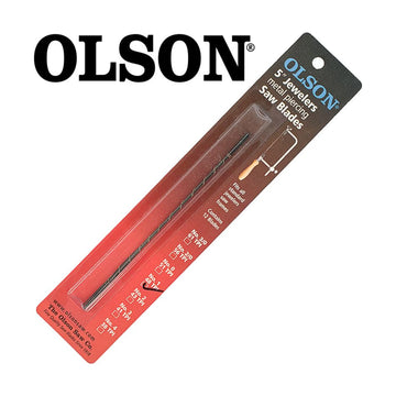 Olson Jewellers Metal Piercing Saw Blades 48 TPI Plain End 6 Piece - image 01