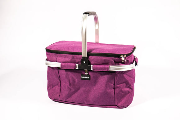 Picnic Cooler Bag 29L – Purple (43 x 25 x 27 cm) - image 01