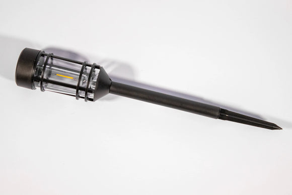 Solar Garden Spike Light – Round Covered Socket - image 01