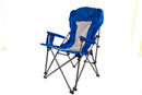 Foldable Camping Chair – Blue & White - image 01