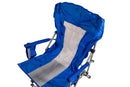 Foldable Camping Chair – Blue & White - image 02