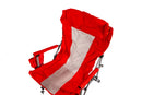 Foldable Camping Chair – Red & White-2