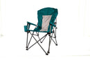 Foldable Camping Chair – Green & White - image 01