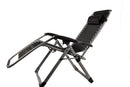 Foldable Lounge Chair – Black - image 01