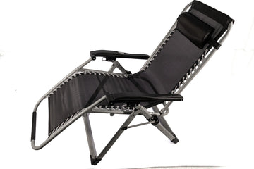 Foldable Lounge Chair – Black - image 02