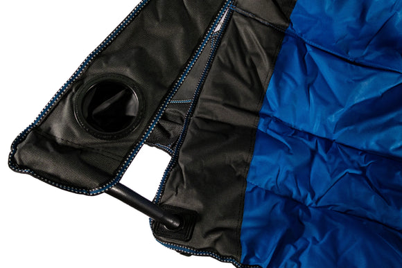 Foldable Camping Chair – Grey & Blue - image 03