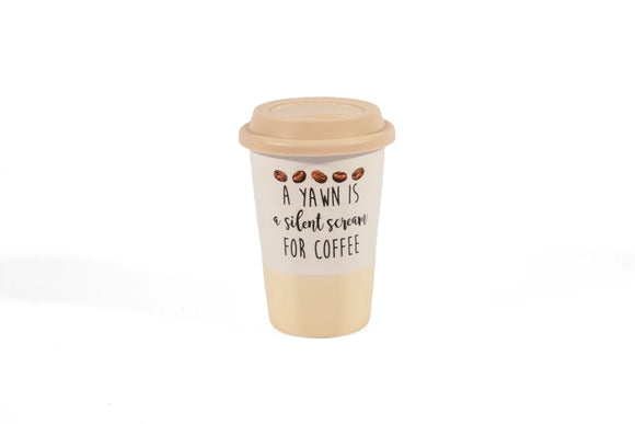 Travel Coffee Mug – Cream (9 x 14.5 x 6 cm) - image 02