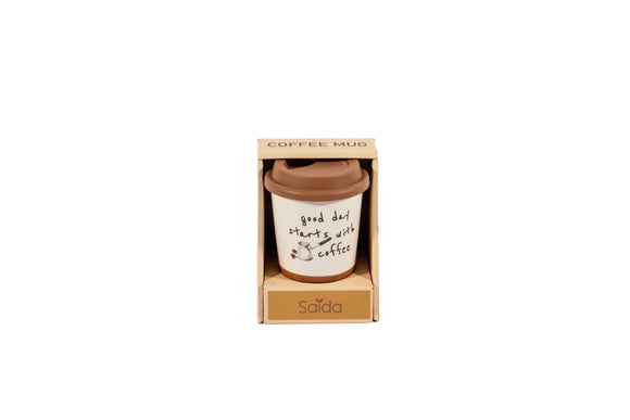 Travel Coffee Mug – Toffee (9 x 14.5 x 6 cm) - image 01