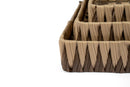 Woven Square Basket Set – 3-Piece, White - image 03