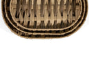 Woven Oval Basket Set – 3-Piece, Brown - image 02