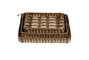 Woven Square Basket Set – 3-Piece, Beige - image 01