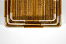 Rattan Woven Square Basket Set – 3-Piece, White - image 02
