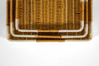 Rattan Woven Square Basket Set – 3-Piece, White - image 02