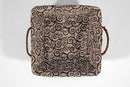 Paper Weave Square Basket with White & Black Lining - image 02